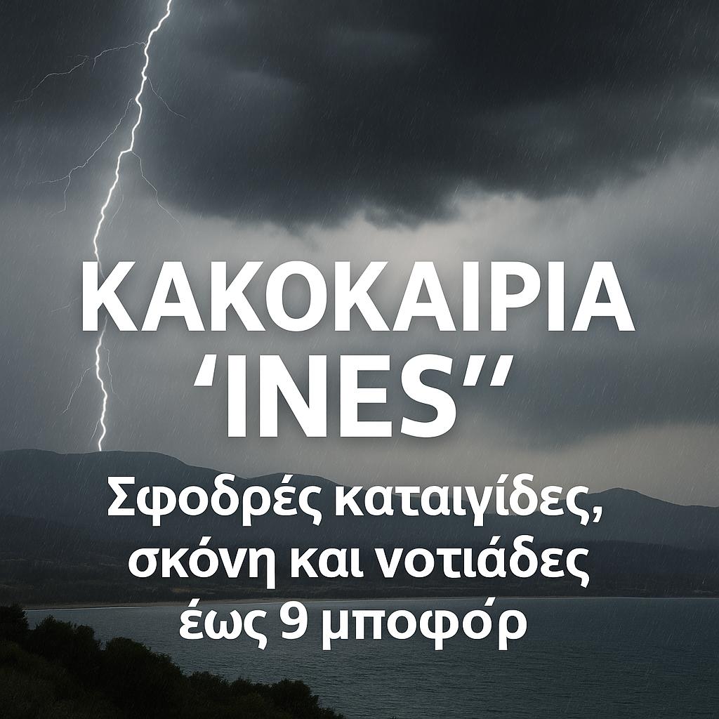 Νέο έκτακτο δελτίο από την ΕΜΥ. Που αναμένονται καταιγίδες τις επόμενες ώρες